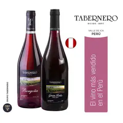 TABERNERO - Pack Vino Tabernero Borgoña 750 mL + Gran Tinto 750 mL
