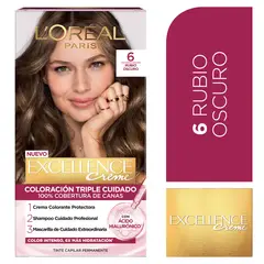 EXCELLENCE - Tinte Excellence Tono 6 Rubio Oscuro