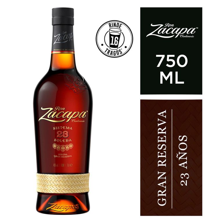 Ron Zacapa Centenario 23 Años Botella 750 mL