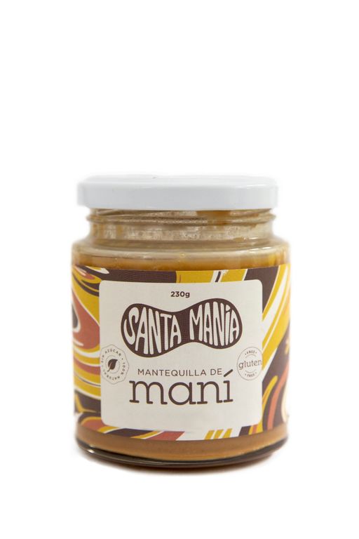 Crema de Mantequilla de Maní Santa Manía Pote 230 g