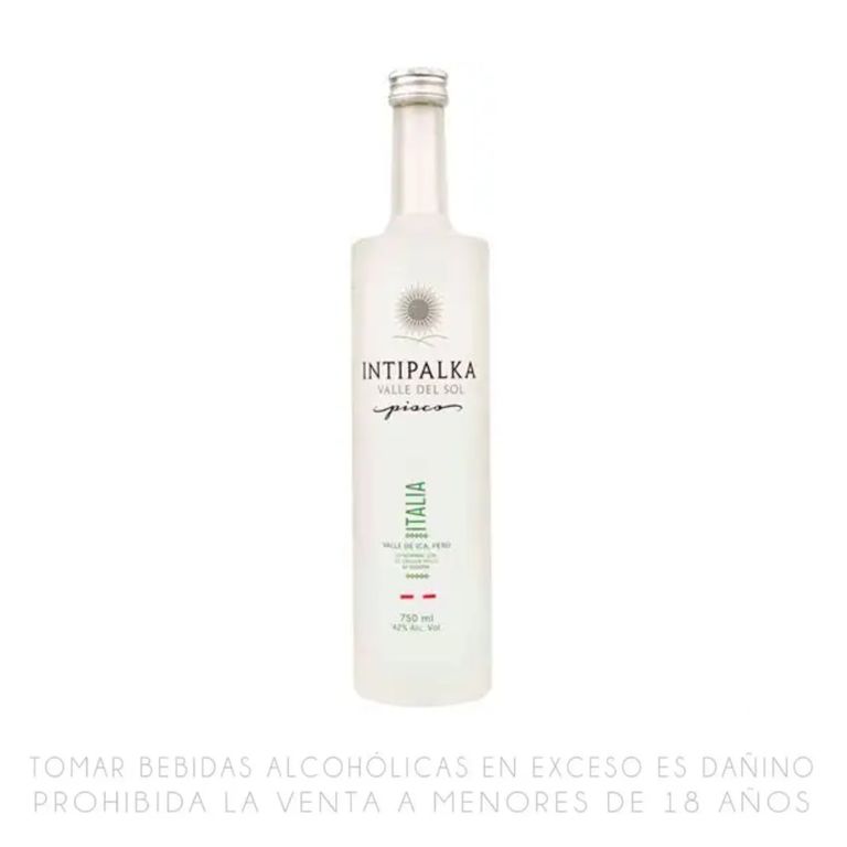 Pisco Italia Intipalka Botella 750 mL