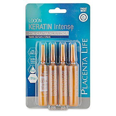 Loción Keratin Intense Placenta Life Empaque 4 Und