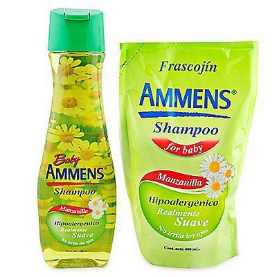 Shampoo Ammens Manzanilla Pack 2 Botellas 400 mL