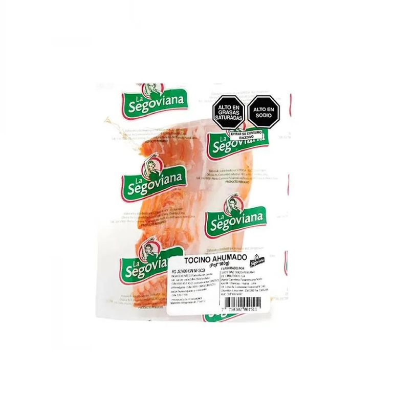 Tocino Ahumado La Segoviana Empaque 100 g
