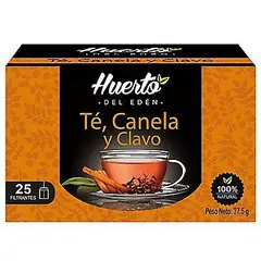 HUERTO DEL EDEN - Té Canela y Clavo Huerto del Edén 25 Filtrantes