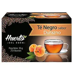 HUERTO DEL EDEN - Infusión Huerto del Eden Té Durazno Caja 25 Sobres