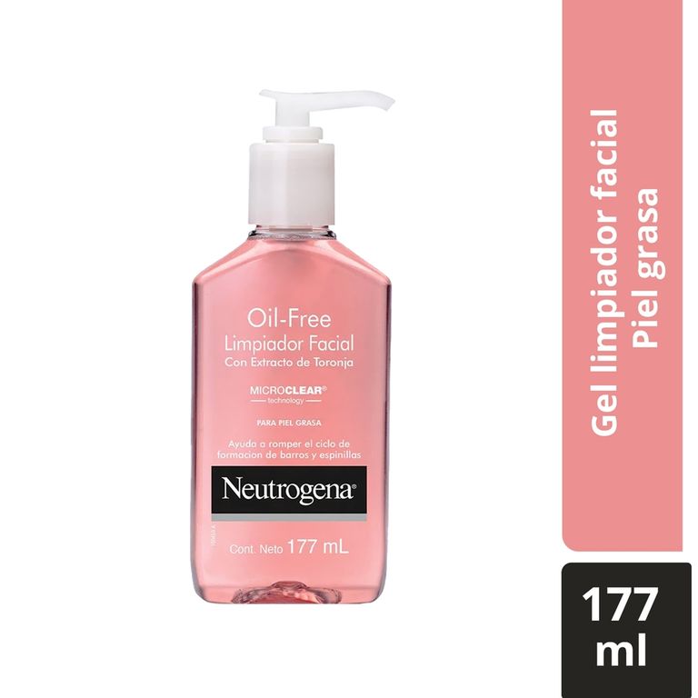 Limpiador Facial Neutrogena Pink Grapefruit Envase 177 mL