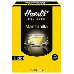 HUERTO DEL EDEN - Infusión Manzanilla 100 Filtrantes