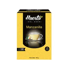 HUERTO DEL EDEN - Infusión Huerto del Eden Manzanilla Caja 100 Sobres