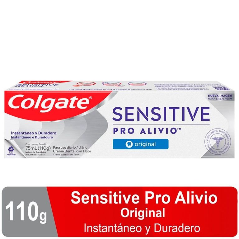 Crema Dental Colgate Sensitive Pro Alivio Caja 75 mL