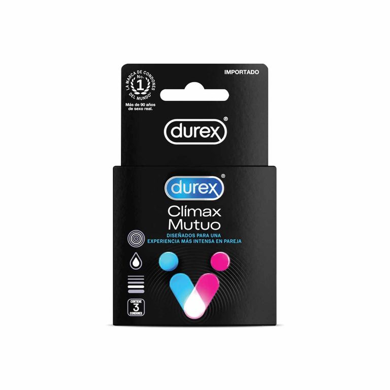Preservativos Durex Climax Mutuo Caja 3 Und