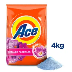 ACE - Detergente Polvo Floral Bolsa 4 Kg