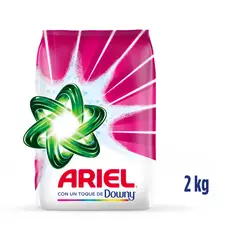 ARIEL - Detergente Polvo Toque Downy Bolsa 2 Kg