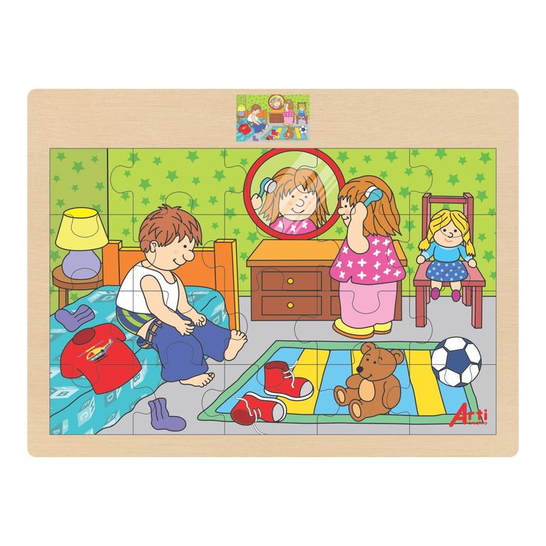 Rompecabezas Arti Creativo Buenos Días 20 Piezas