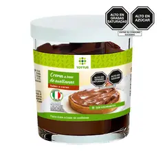 TOTTUS - Crema de Avellanas Tottus Sabor Cacao Envase 200 g