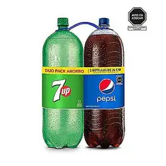 PEPSI - Gaseosa Pepsi Cola 3 L + 7 Up 3 L
