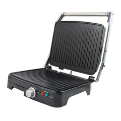 IMACO - Parrilla Eléctrica 1800W Blanca y Negra Ig2923