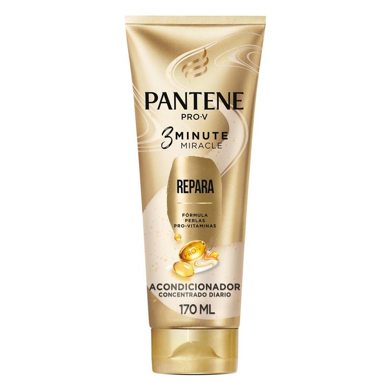 Acondicionador Pantene 3 Minute Miracle Repara Con Perlas Pro-vitaminas Envase 170 mL