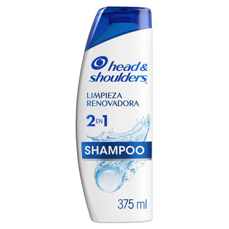 Shampoo 2 en 1 Head & Shoulders Limpieza Renovadora Botella 375 mL