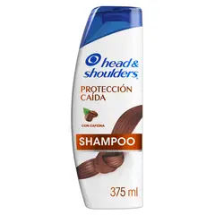 HEAD SHOULDERS - Shampoo Protección Caída Cafeína Botella 375 mL
