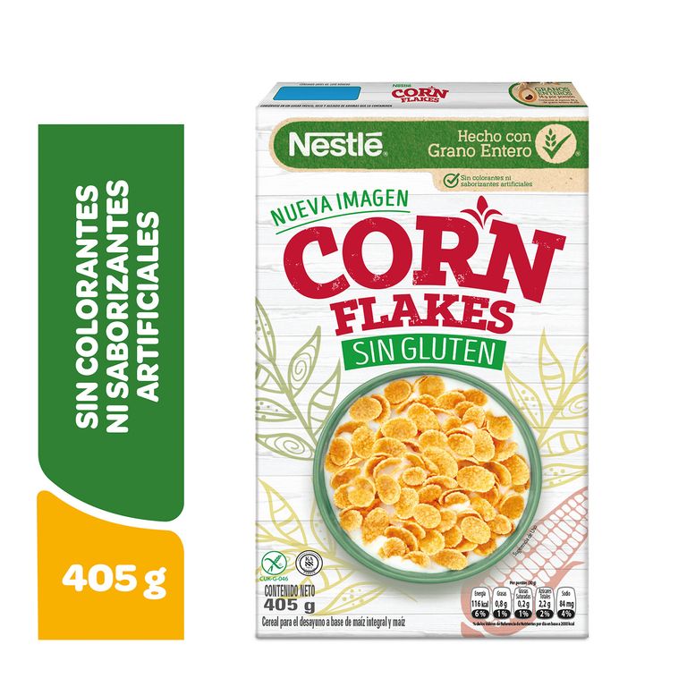 Cereal Nestlé Corn Flakes Sin Gluten Bolsa 405 g