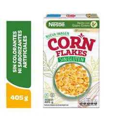 NESTLE - Cereal en Hojuelas Sin gluten Corn Flakes Cereal 405 g