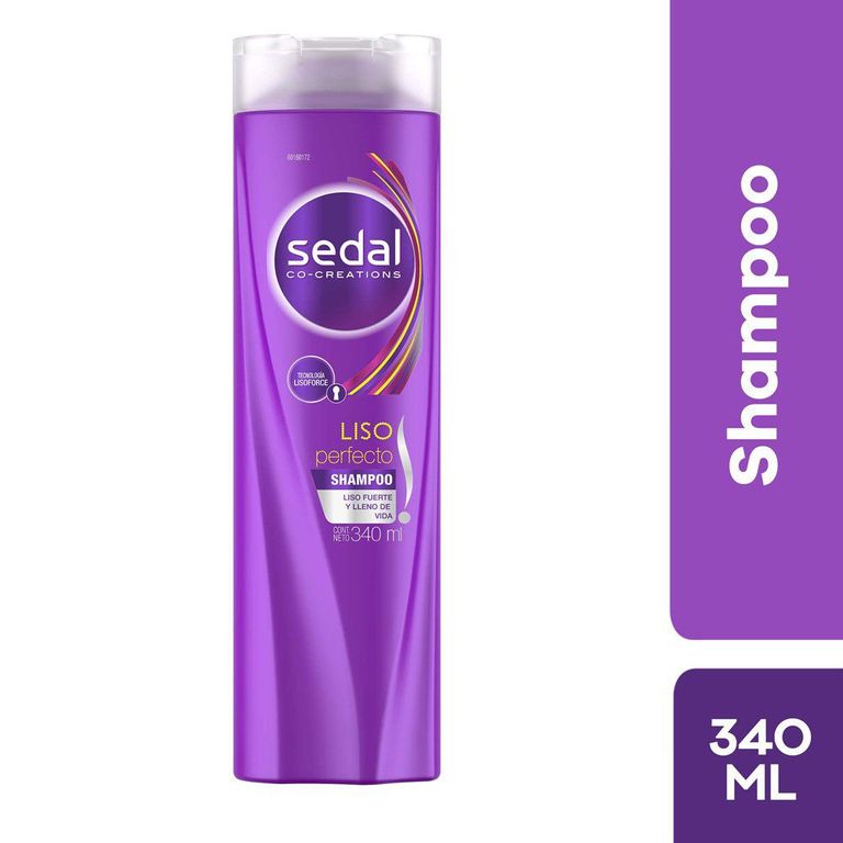 Shampoo Sedal Liso Perfecto Botella 340 mL
