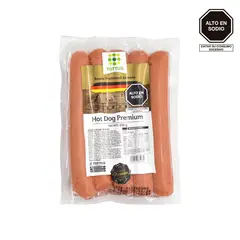 TOTTUS - Hot Dog Premium De Cerdo Tottus X 500G