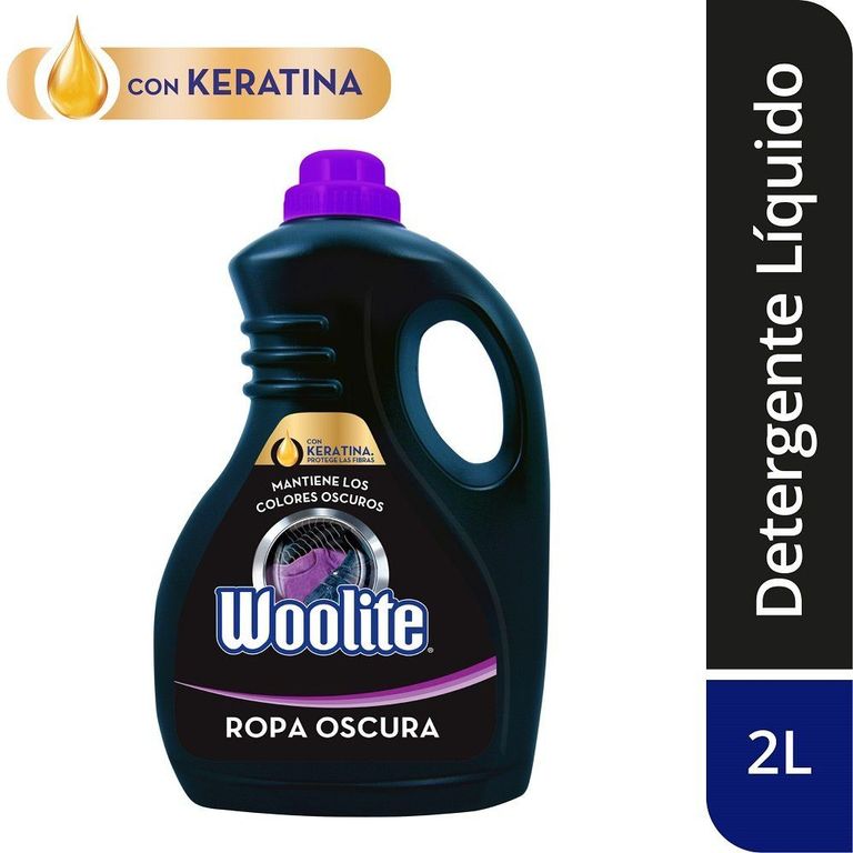 Detergente Líquido Woolite Ropa Oscura Envase 2 L