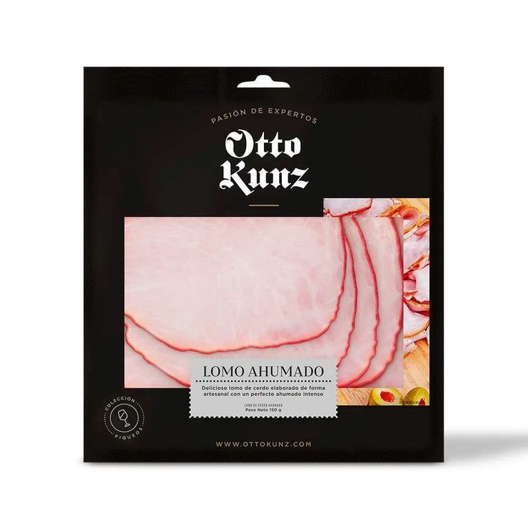 Lomo Ahumado Otto Kunz Empaque 150 g