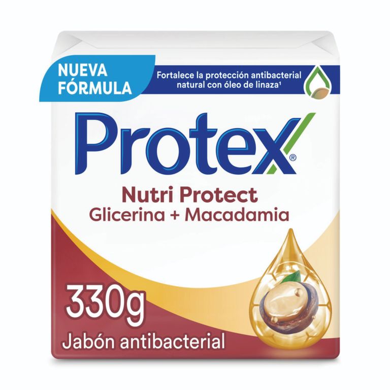 Jabón Protex Nutri Protect Macadamia Barra Empaque 3 Und 110 g