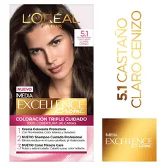 EXCELLENCE - Kit Tinte Capilar Tono Castaño Claro 5.1