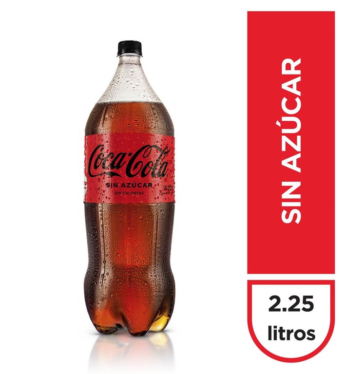 Gaseosa Coca Cola Zero Botella 2.25 L