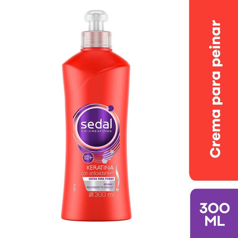 Crema para Peinar Sedal Keratina Botella 300 mL
