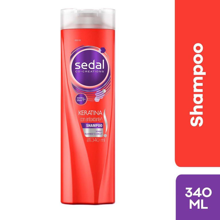 Shampoo Sedal Keratina Botella 340 mL