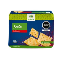 TOTTUS - Galleta de Soda 250g