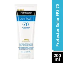 NEUTROGENA - Protector Solar Neutrogena Sun Fresh Corporal SPF70 Envase 200 mL