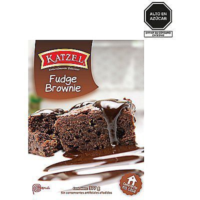 Mezcla para Fudge Brownie Katzel Caja 377 g