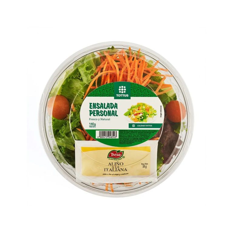 Ensalada Personal Tottus 140 g