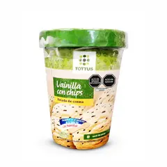 TOTTUS - Helado Vainilla Chips 500 mL
