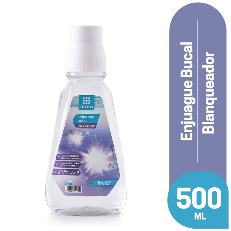 Enjuague Bucal Tottus Blanqueador Envase 500 mL