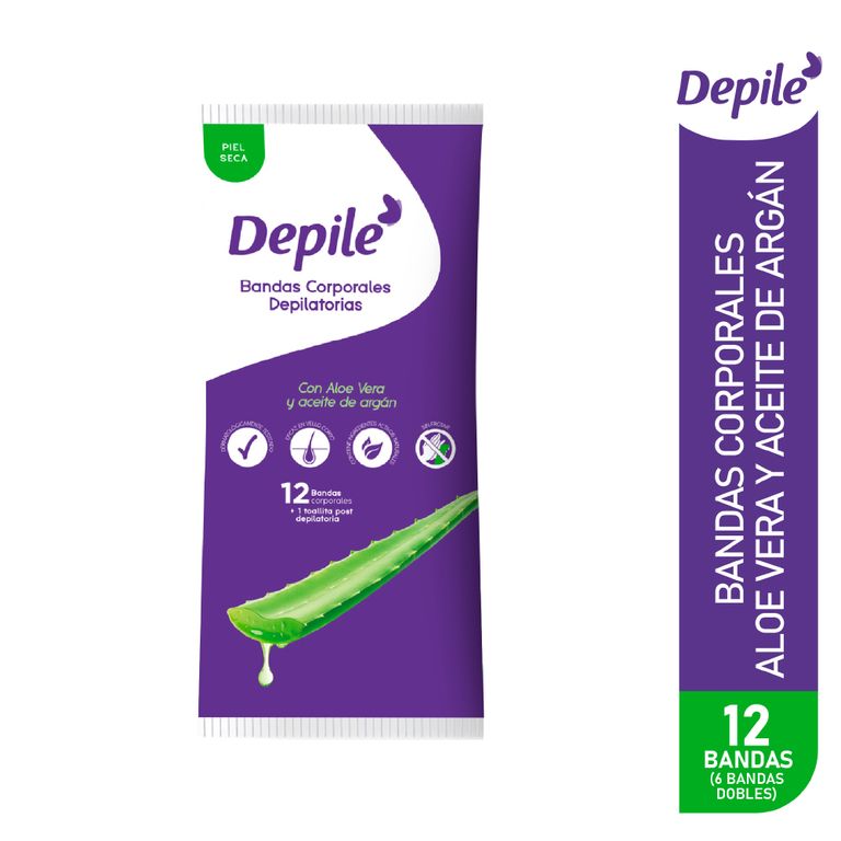 Bandas Depilatorias Depile Corporal Aloe Empaque 6 Und