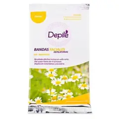 DEPILE - Bandas Depilatorias Depile Facial Manzanilla Empaque 6 Und