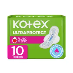 KOTEX - Toallas Higiénicas Kotex Normal Empaque 10 Und