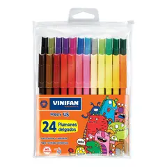 VINIFAN - Plumón Vinifan Happy 45 Estuche 24 Und