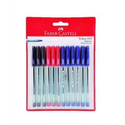 Lapiceros Faber Castell Trilux 035 Empaque 12 Und