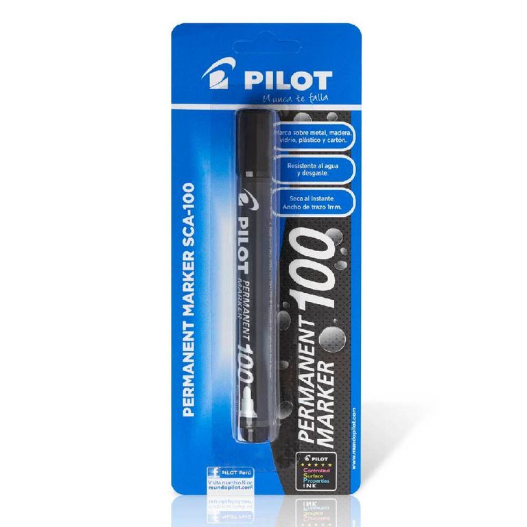 Plumón Permanente Pilot SCA 100 Negro