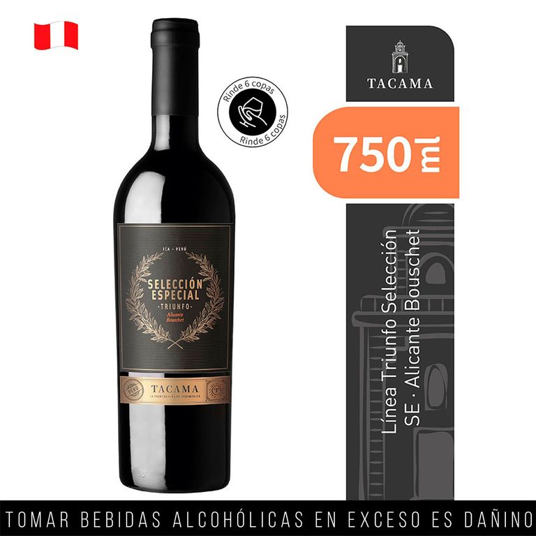 Vino Tacama Selección Especial Alicante Botella 750 mL