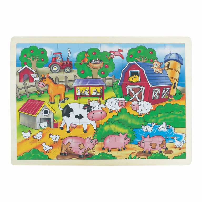 Rompecabezas Arti Creativo Diversión En La Finca 48 Piezas