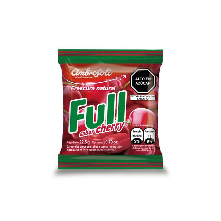 Rep Caramelo Full Cereza Mentolado 22.5 g